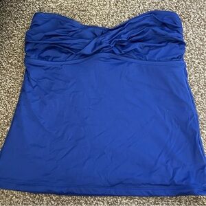 Mossimo Blue Bandeau Swim Top